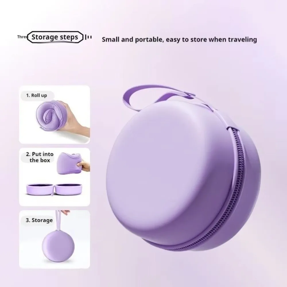 Slow Rebound U-Shaped Neck Pillow Neck Support Adjustable Memory Foam Pillow With Storage Bag Memory Foam Sleep Nap Pillows