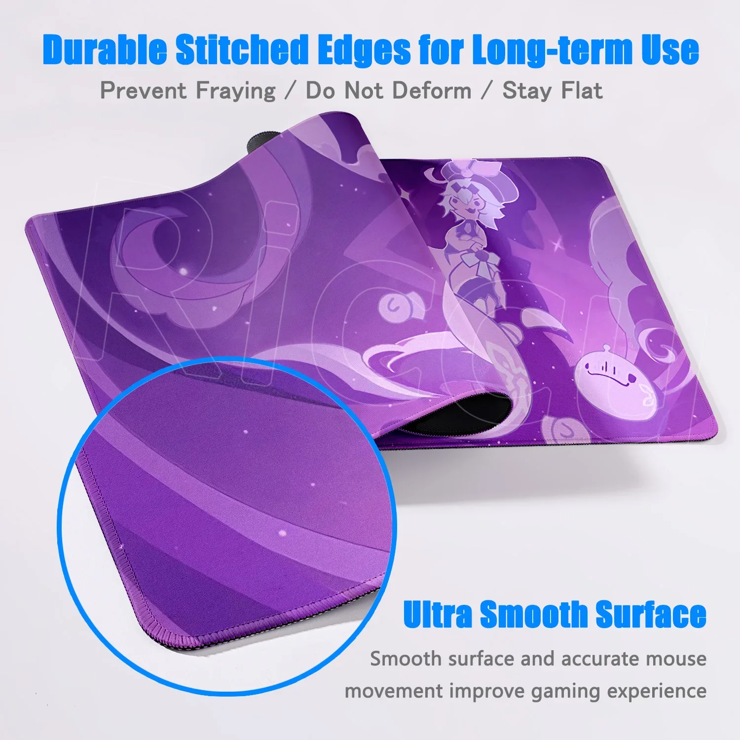 لوحة ماوس ألعاب للكمبيوتر المحمول من Genshin Impact All Sumeru بطباعة عالية الدقة من Nahida Nilou Wanderer مقاس XXL Anime DeskMat