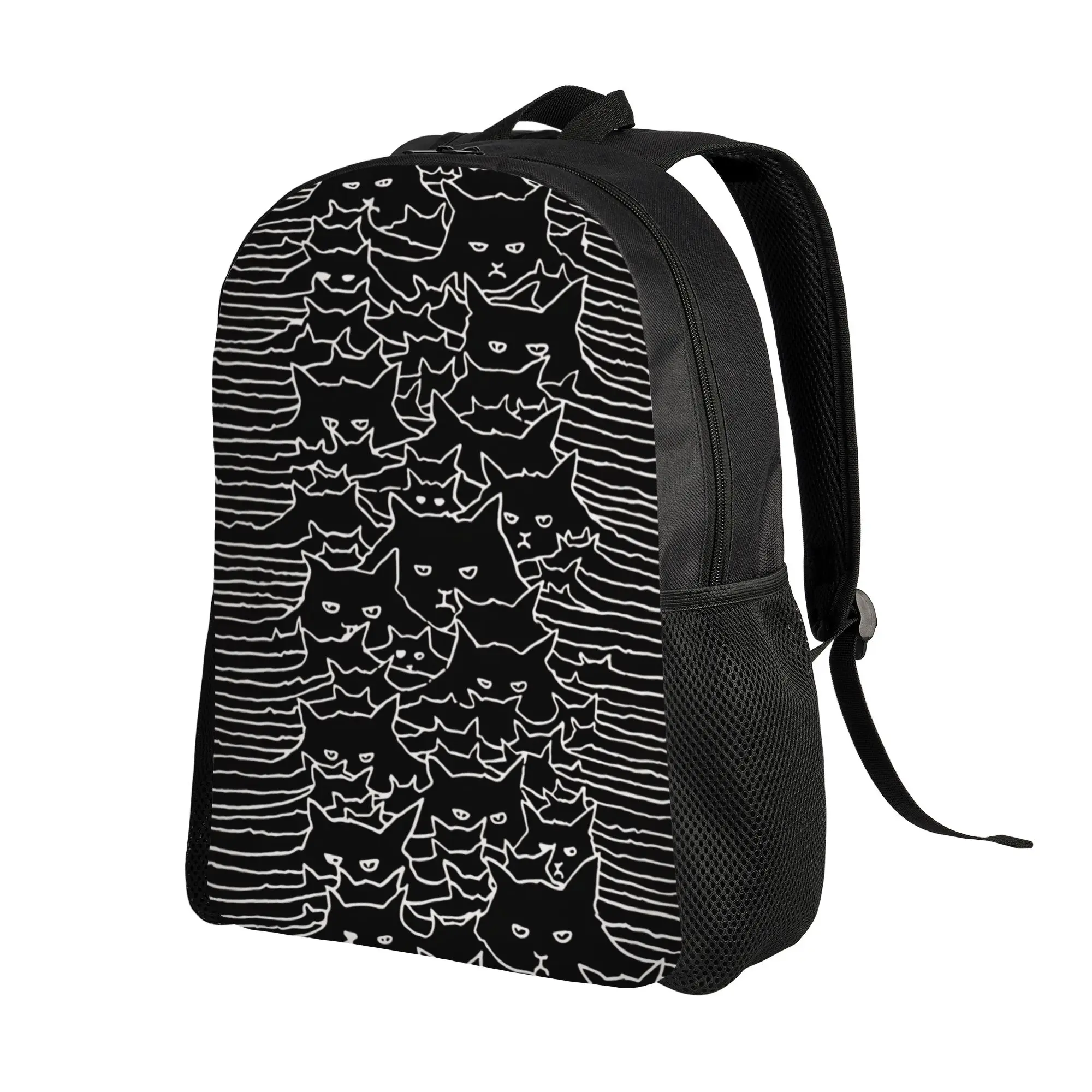Cat meme PAW DIVISION JOY Schoolbag Ladies Sporty Daily mochila Large Capacity Laptop Bag Back To School Season