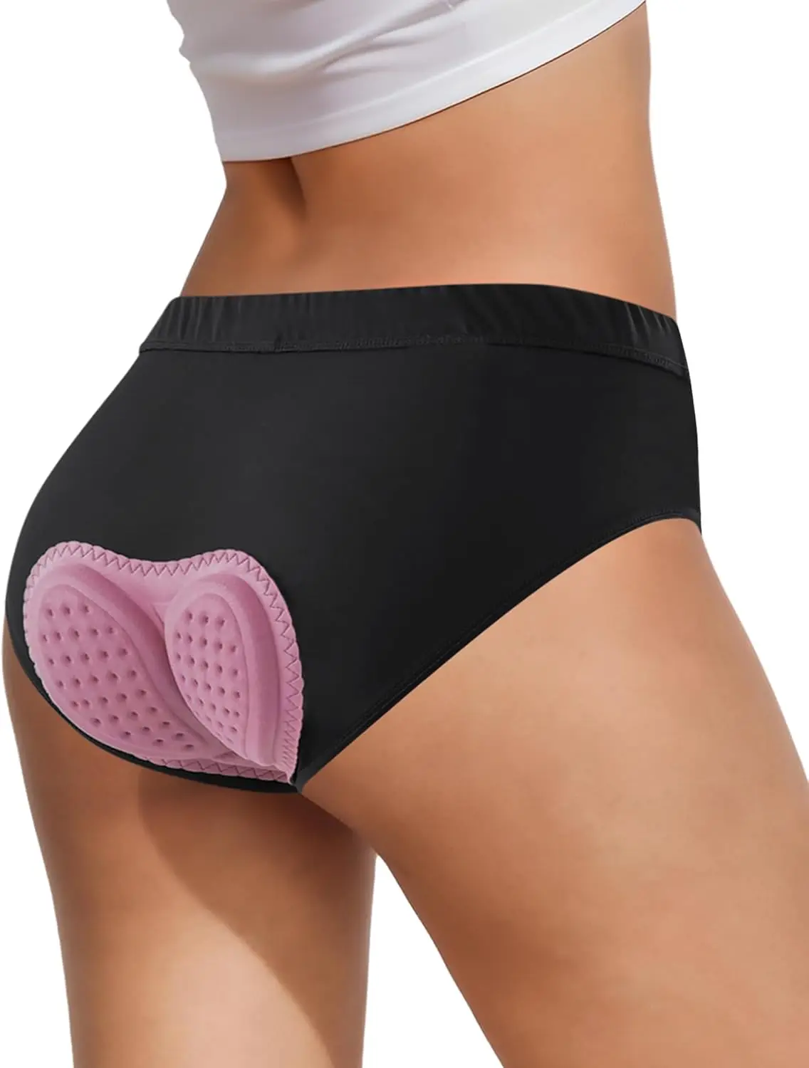 

Женские велосипедные трусы с 4D-подушечками, легкие велосипедные шорты, гелевые шорты для езды на велосипеде с амортизирующей подкладкой.