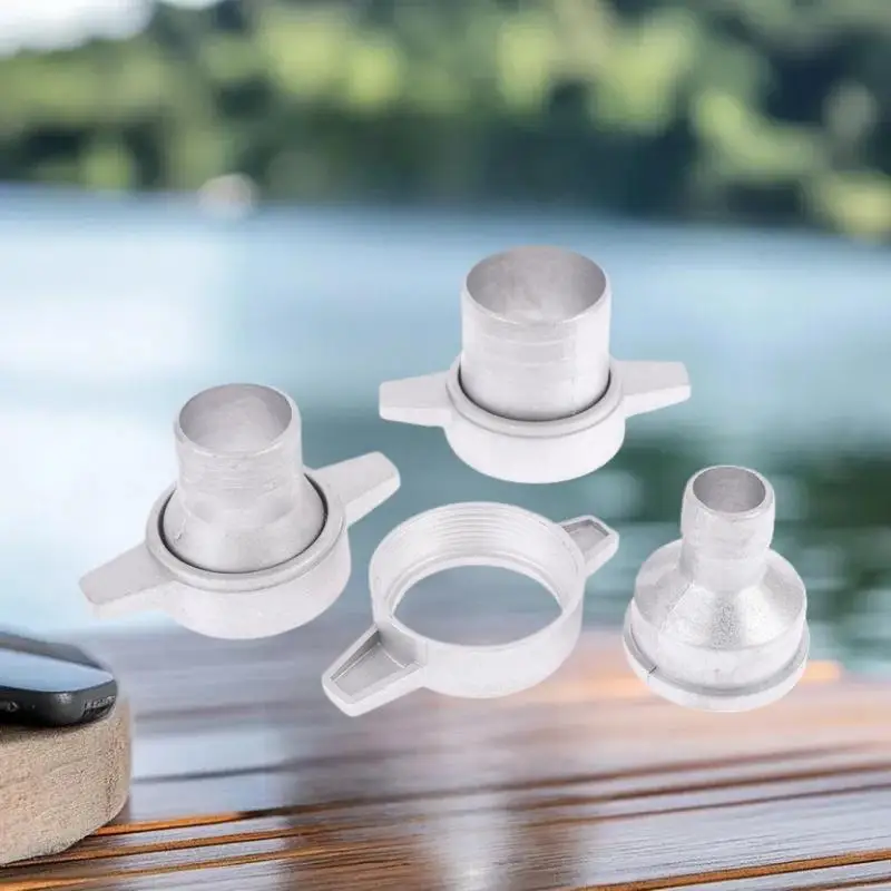 1 Set 1 Inch 3 Inch Aluminum Pipe Connector Wrench With Rubber Gasket Pump Connecting Pipe Fitting Water Pump Fittings