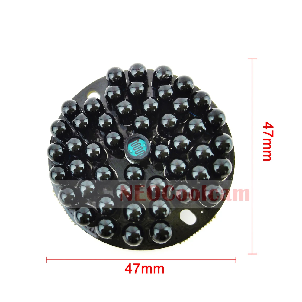 Infrared LED Board 940nm 48pcs IR LEDs Invisible at night No exposure Light Board For CCTV Infrared Fill Light Accessories