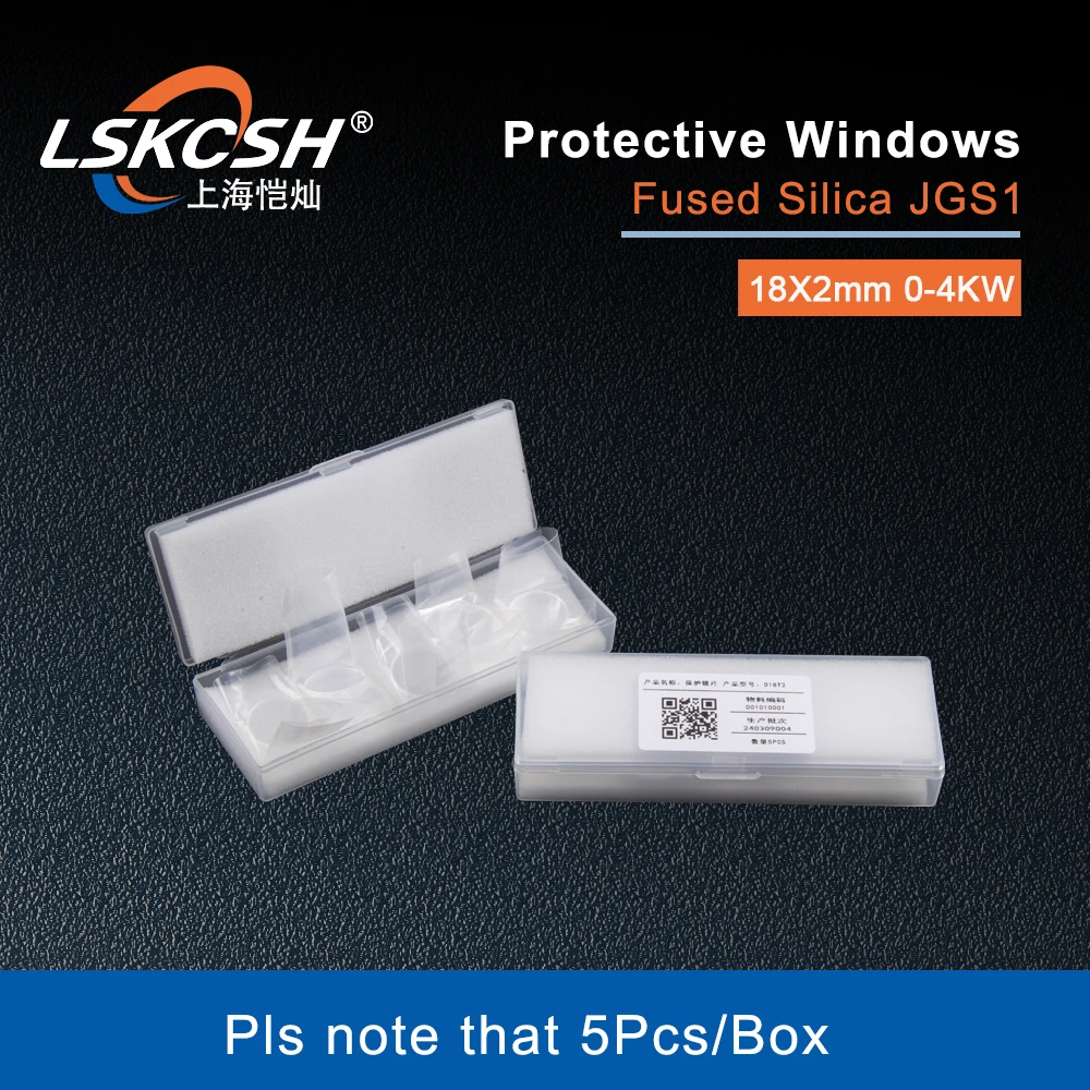 Imagem -03 - Lskcsh-lente de Solda a Laser Lente de Janela Protetora de Fibra Manual Original 18x2 mm para Cqwy Sup20s Sup21t Sup23t Wsx Peças por Lote