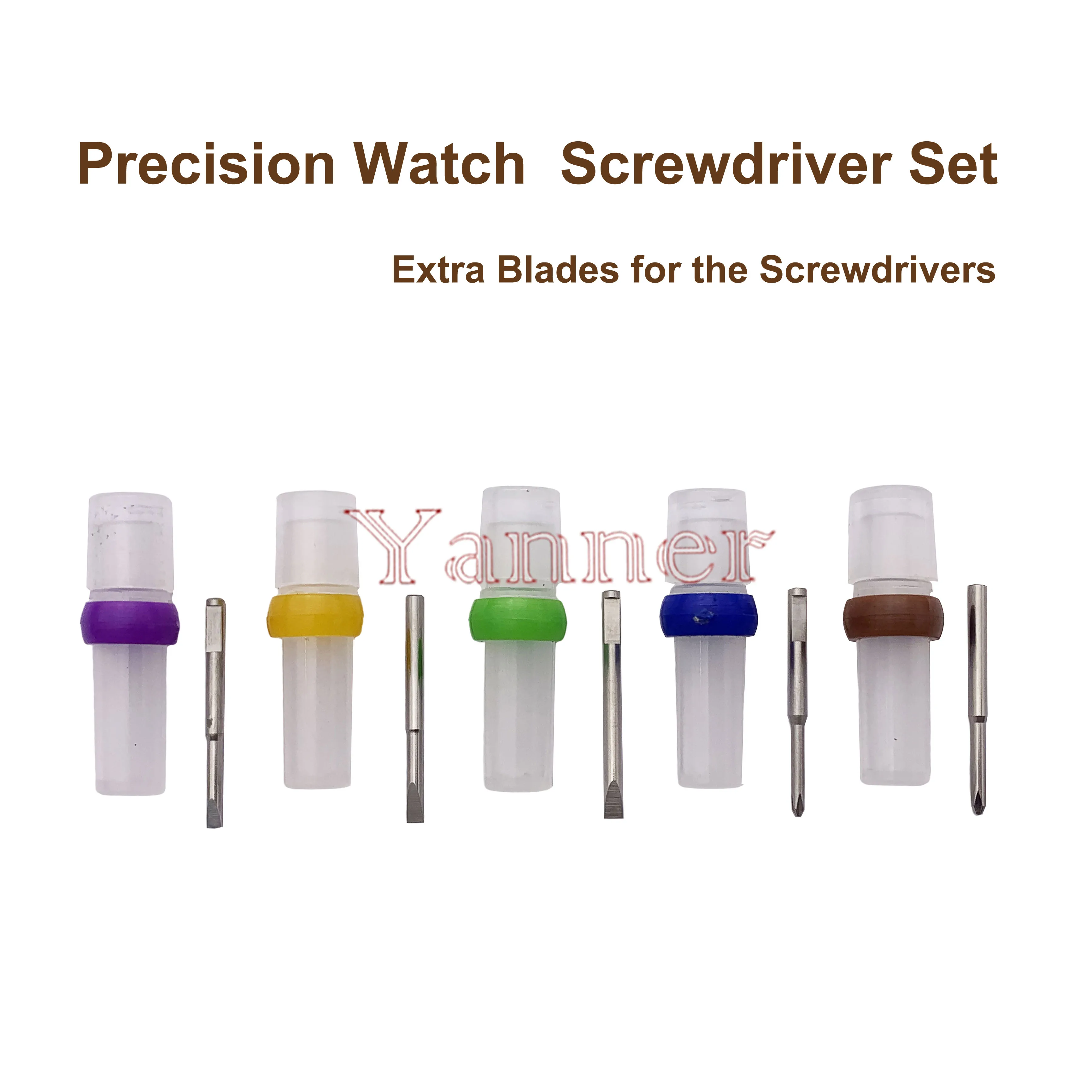 Watch Screwdriver Set Of 10 Pieces Stainless Steel Ergonomic Professional Watchmakers Repair Tool