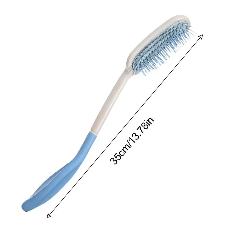 Long Handled Cow Comb Gentle Multifunctional Long Handled Comb Elegant Beautiful Long Handled Hair Removal Brush For Women With