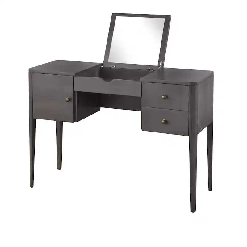 

Customizable Vintage style bedroom dresser with two pumps and small cabinet