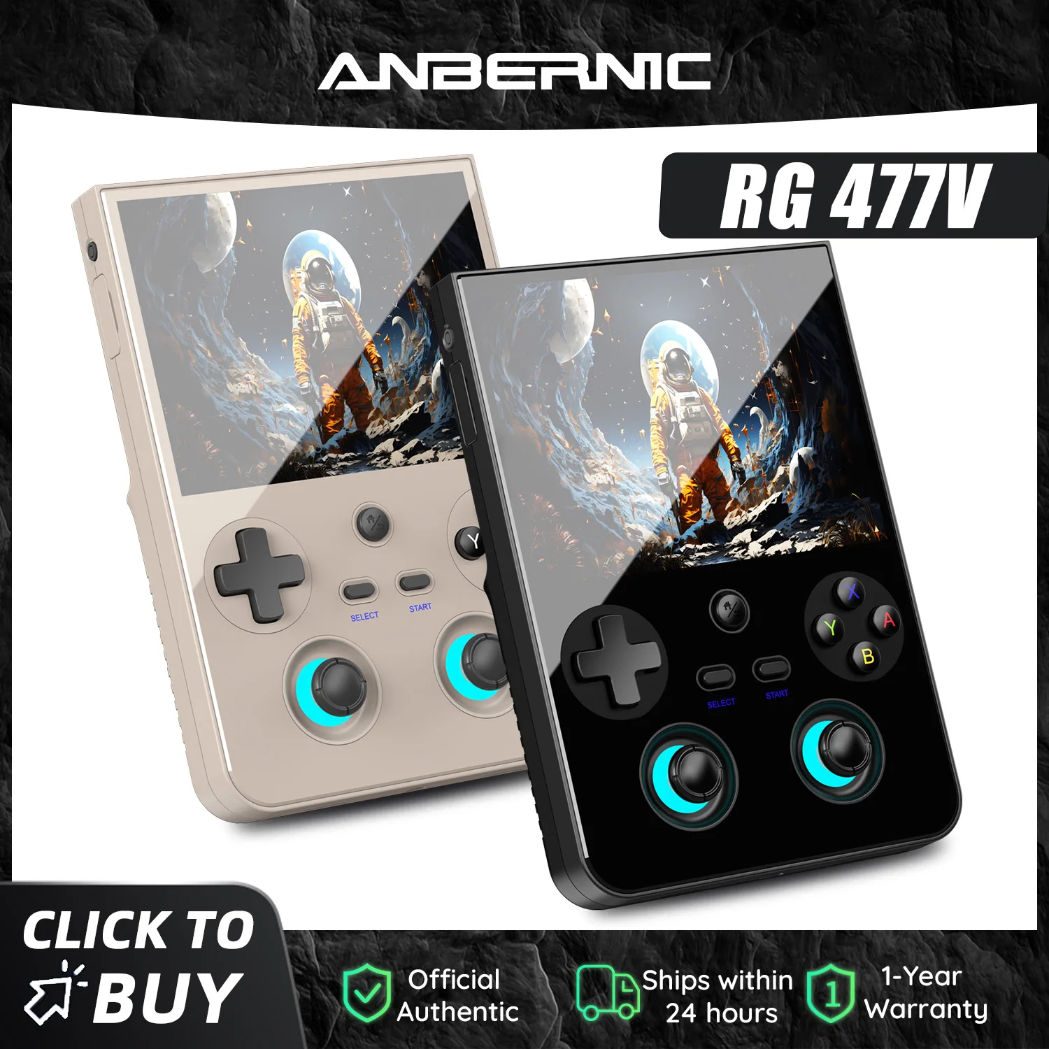 ANBERNIC RG477V Retro Handheld Game Console 4.7-inch LTPS 64 Bit