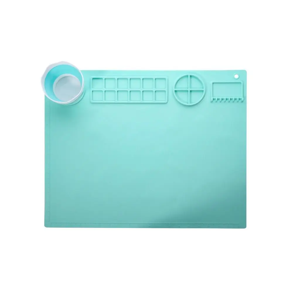 Silicone Silicone Painting Mat Crafts Hexagon Art Silicone Craft Mat Non-Stick Creative Graffiti Painting Mat Craft Art