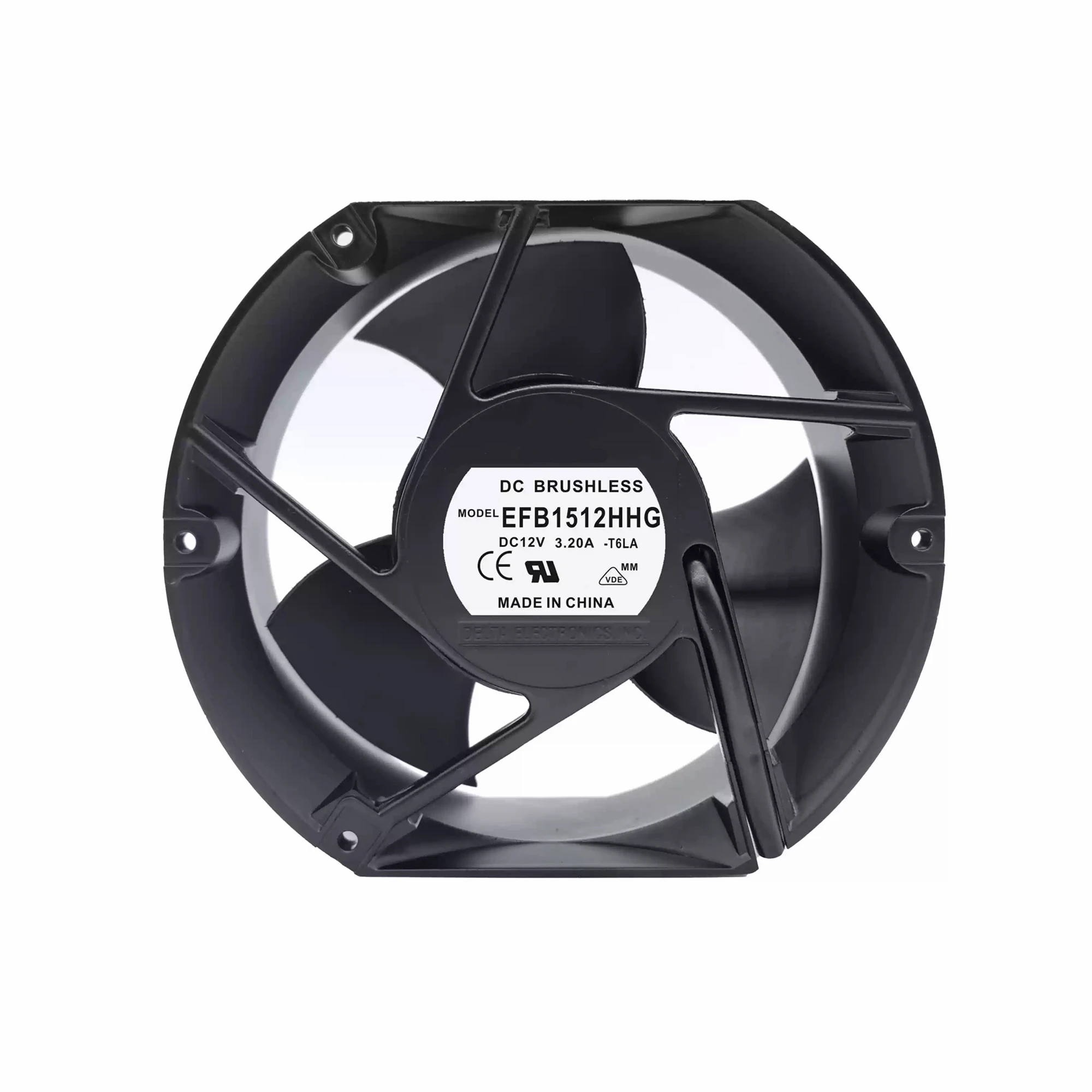 

Cooling Fan EFB1512HHG DC 12V 3.2A 17cm 17251 172X150X51mm 2 Wire Leads