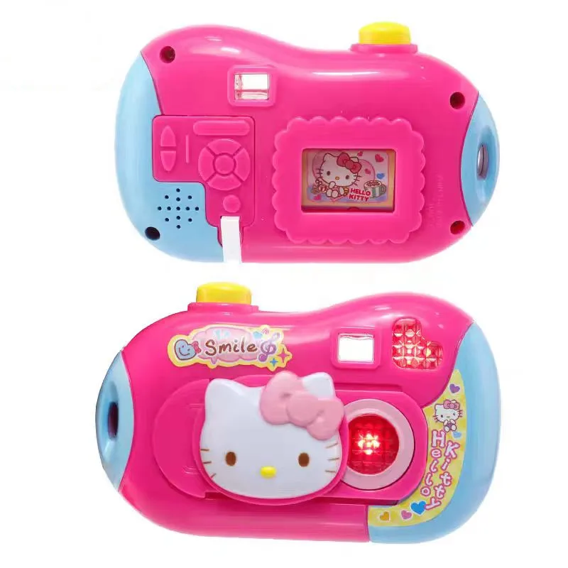 HELLO KITTY Cute Mini Camera Sound and Light Simulation Toy Girl Playing Home Children's Gift