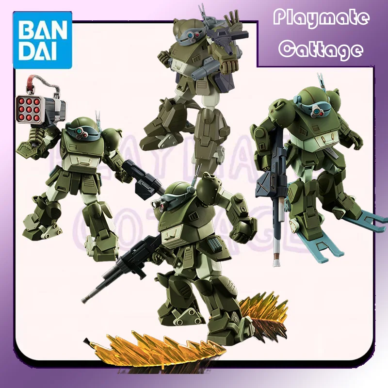 

In Stock BANDAI Original HG Armored Trooper Votoms EXPANSION PARTS SET 1-6 For SCOPEDOG Anime Figure Assembly Model Toy Gift Kid