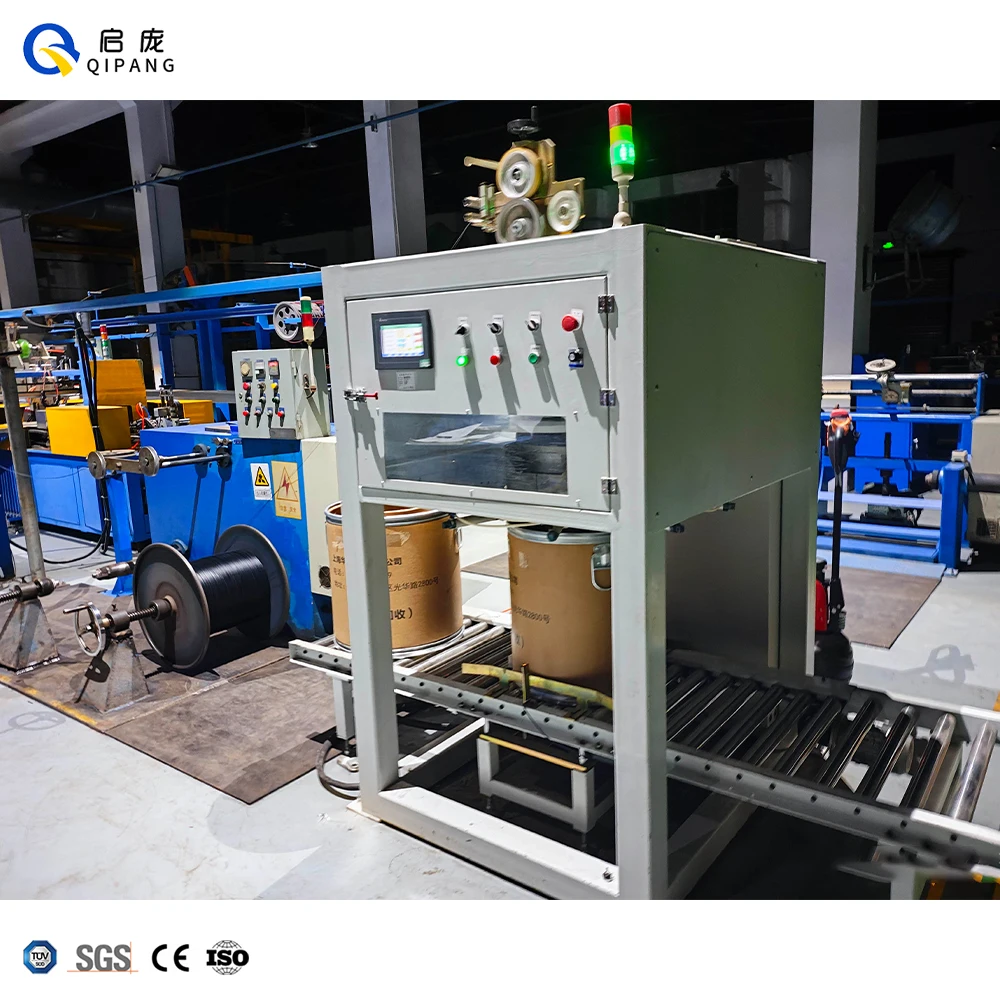 QIPANG OD400mm/500mm Cable PVC PE Matching Extruder Production Line Automobile Wire PLC Plum Drop Barrel Take up Machine