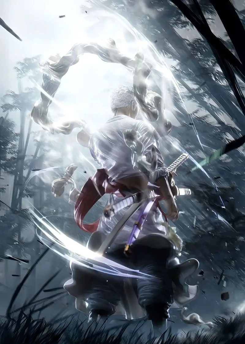 

Premium Edition Nika Soron Anime Figure Model Collectible Pirate Hunter Road Fighter Limited Edition Statue Trendy Toy Gift