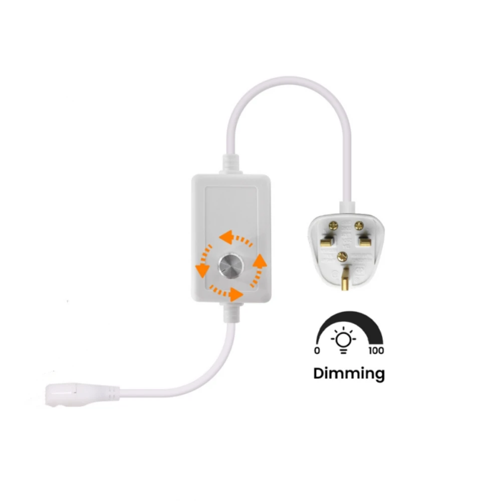 220V dimmbarer Netz stecker für 240leds/m 120leds/m Cob Neonst reifen mit Ein-Aus-Schalter