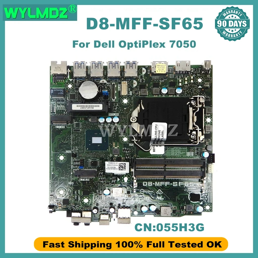 Placa-mãe D8-MFF-SF65 para placa-mãe de desktop Dell OptiPlex 7050 100% testada OK 90 dias de garantia