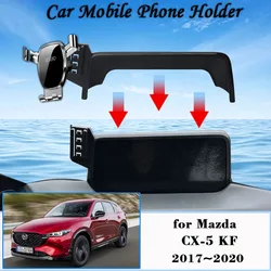 Car Mobile Phone Holder for Mazda CX-5 CX5 KF 2018 2017~2020 360° Rotating Car Mount GPS Bracket Navigation Stand Accessories