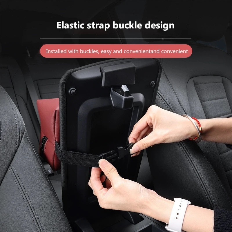 Car Tissue Box Seat Hanging Paper Towel Storage Bag For VW R Line GTI Atlas Jetta Touareg Variant Golf Polo Taos Nivus Passat Ti