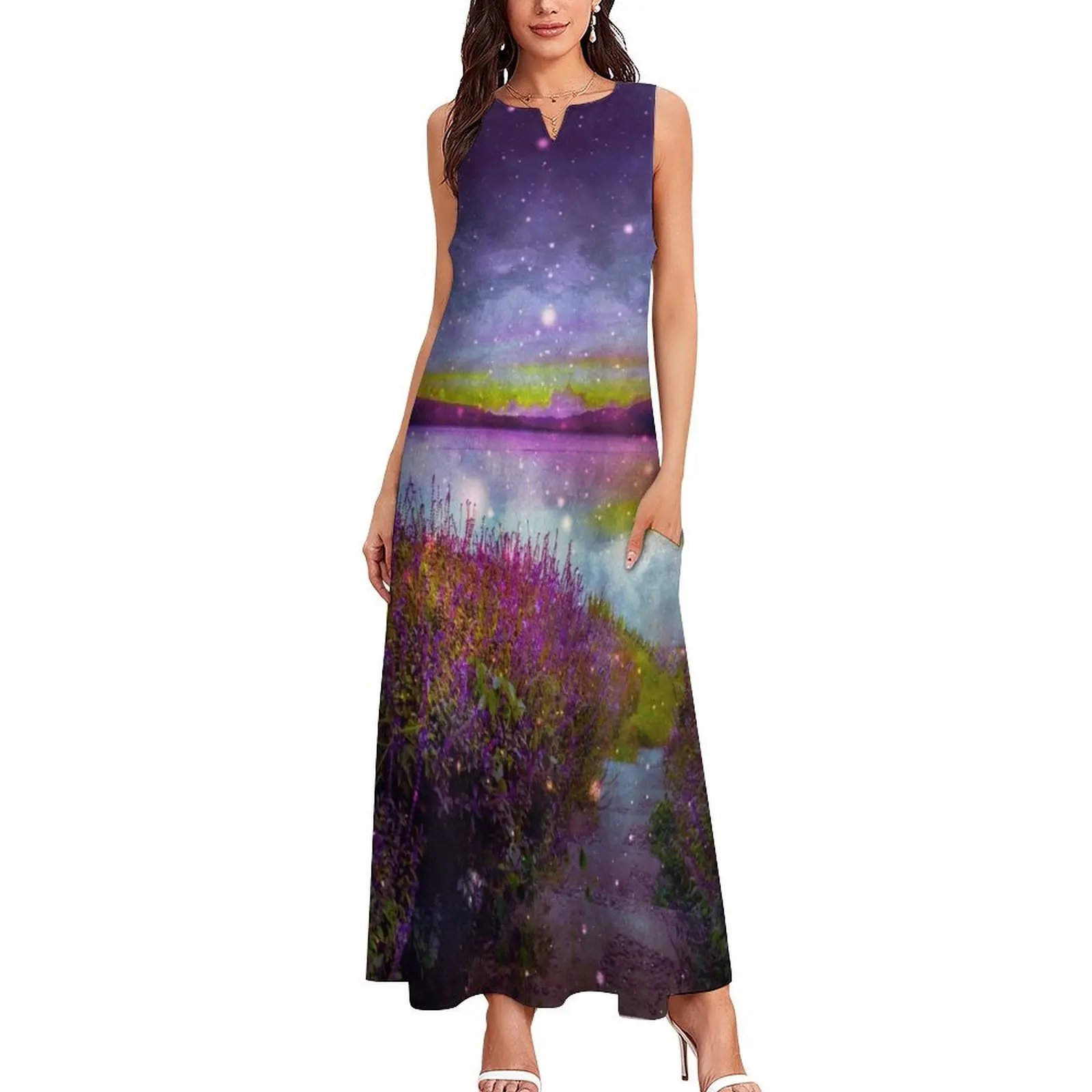 Mystical Fairyland Landscape Long Dress sensual sexy dress for women luxury dresses dress women elegant luxury