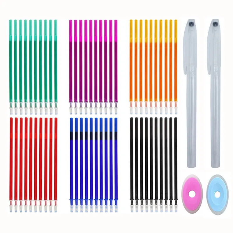 

Transparent Erasable Pen Rod Refill Eraser Gel Pens Erasable Ink Colorful Refills For School Office Writing Kawaii Stationery