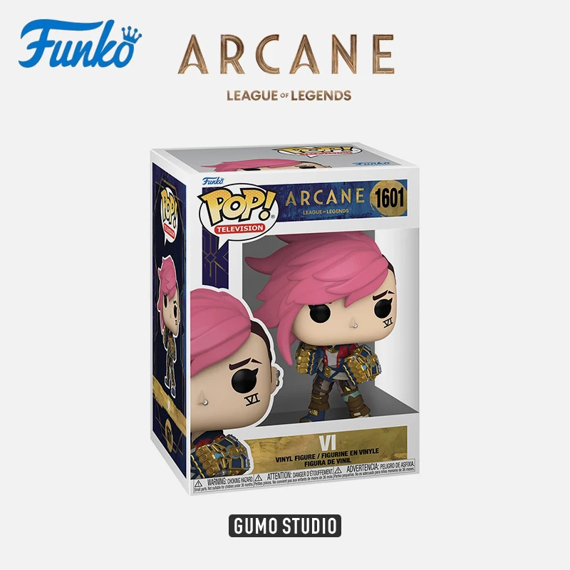 

Funko League of Legends (LOL) Arcane Vi & Jinx Collectible Peripheral Figurine Trendy Toy Decoration - Qixi Festival Gift