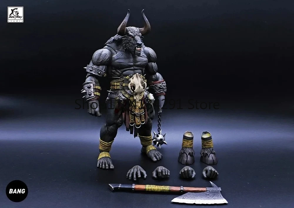 Original XESRAY Glory Battle 4th Wave Minotaur Cassos Thales 1/12 Scale Action Figure Anime Model Toy Birthday Gift