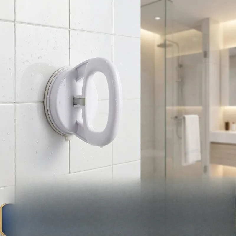 Bathroom Handle Suction Cup Drop resistant Toilet Non perforated Seamless Handrail Daily Bathtub Support Non perforated Installa railing help elderly