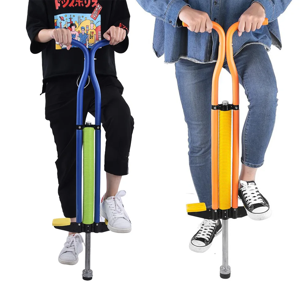 

jump stick pogo jumper Pogo Stick Double Bar Jackhammer Jump Stick Sports Educational Tool For Children jackhammer pogo jumper