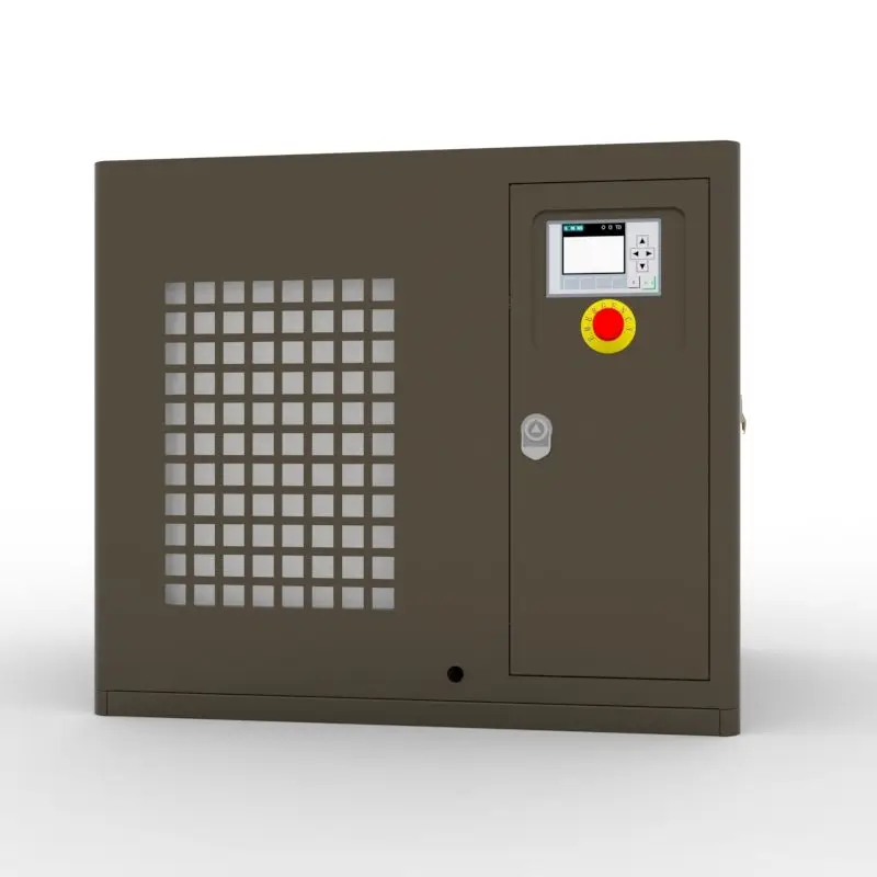 Compressore d'aria a vite iniettato a olio versatile a compressione a due stadi industriale professionale da 2,2 kW