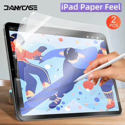 2PCS Matte iPad Paper Feel Screen Protector For Drawing iPad Air 4 5 10.9 10th 2022 Pro 11 9.7 10.2 7/8/9th Mini 6 Writing Film
