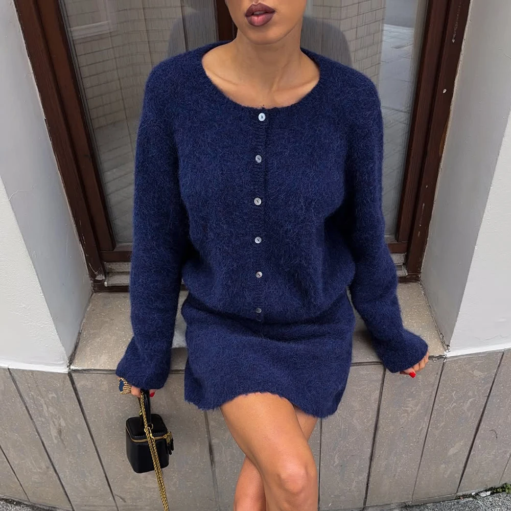 Setelan Rajutan Wanita Talenza - Longline Cardigan Knit ulasan dan harga