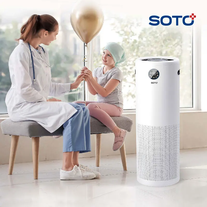 SOTO Y3 Portable Air Purifier Household High Quality Air Purifiers Low Noise Portable Smart Air Purifier For Home Office