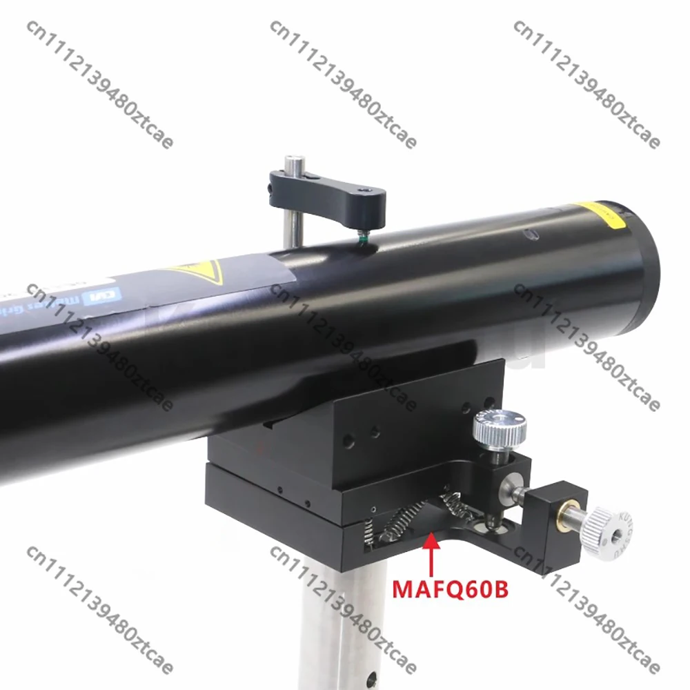 High-Precision Manual Tilt Stage MAFQ60B, 60x60mm Platform, Micron Level Pitch Yaw Adjustment Bracket for Optical Experiment