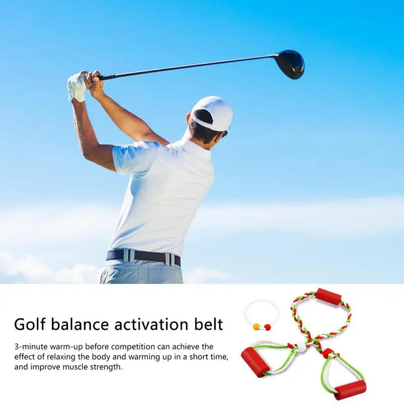 Golf Swing Aid Warm Up Before Game Train Belt Various Training Methods EVA Activated Tube Gift For Golf Lovers