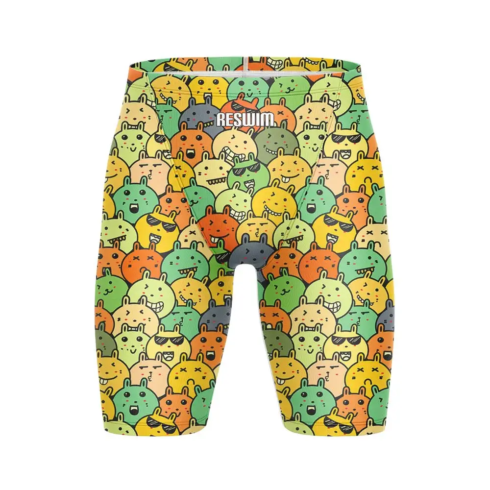 

2025 Men's Swim Jammers Athletic Swimsuit Quick Dry Swimming Shorts with UPF 50 for Endurance Racing Training Shorts Surfing