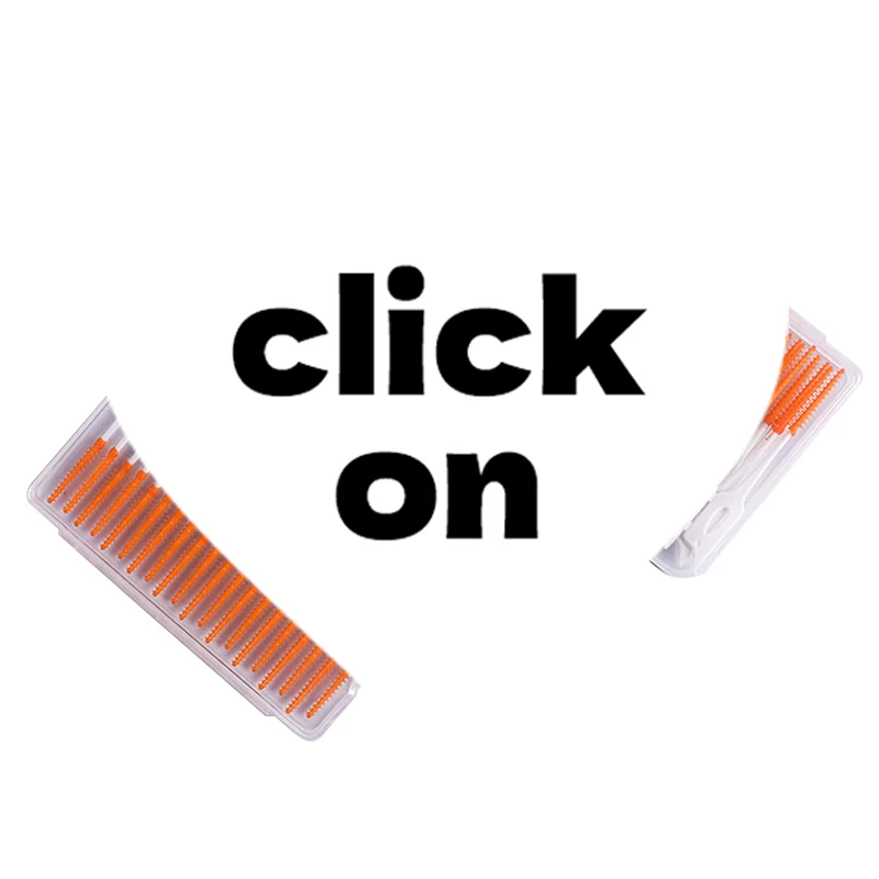 20/40 قطعة فرش السيليكون بين الأسنان سوبر لينة فرشاة تنظيف الأسنان منظف الأسنان خيط تنظيف الأسنان المسواك أدوات العناية بالفم