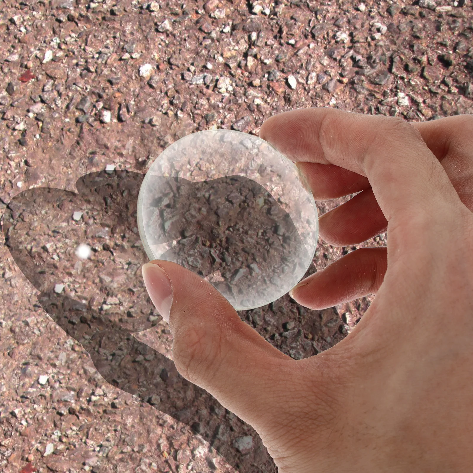 

3Pcs Double Convex Glass Lens 50mm Diameter 100mm Focal Length for Labs and Classroom Demonstrations Convex Lens