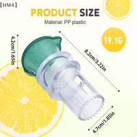 〔HM4〕Screw Top Lemon Squeezer Mini Manual Lemon Squeezer Portable Lemon Juicer Multifunctional Fruit Juicer For Your Kitchen