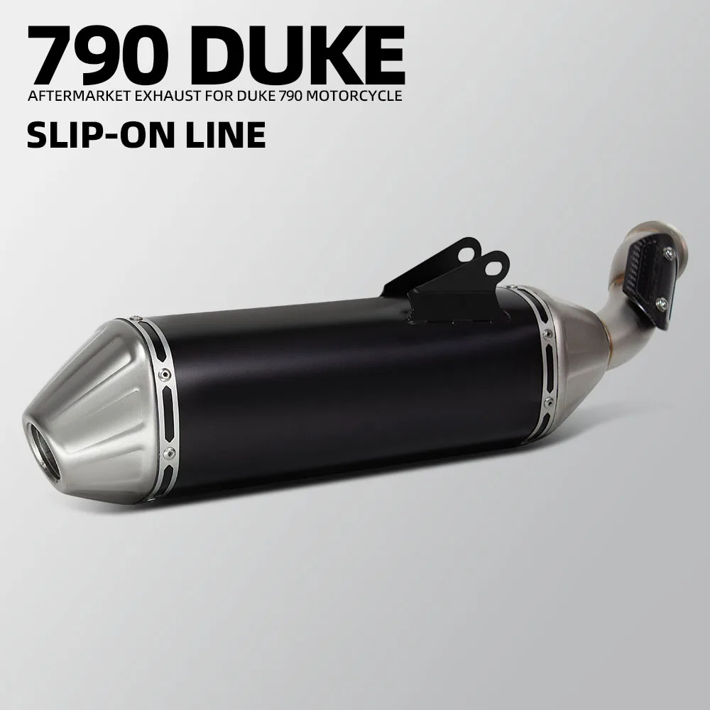 

Duke890 escape tailpipe kit For Duke790 duke890 790/890 DUKE R/GP motorcycle exhaust slip on Line muffler street bike tube