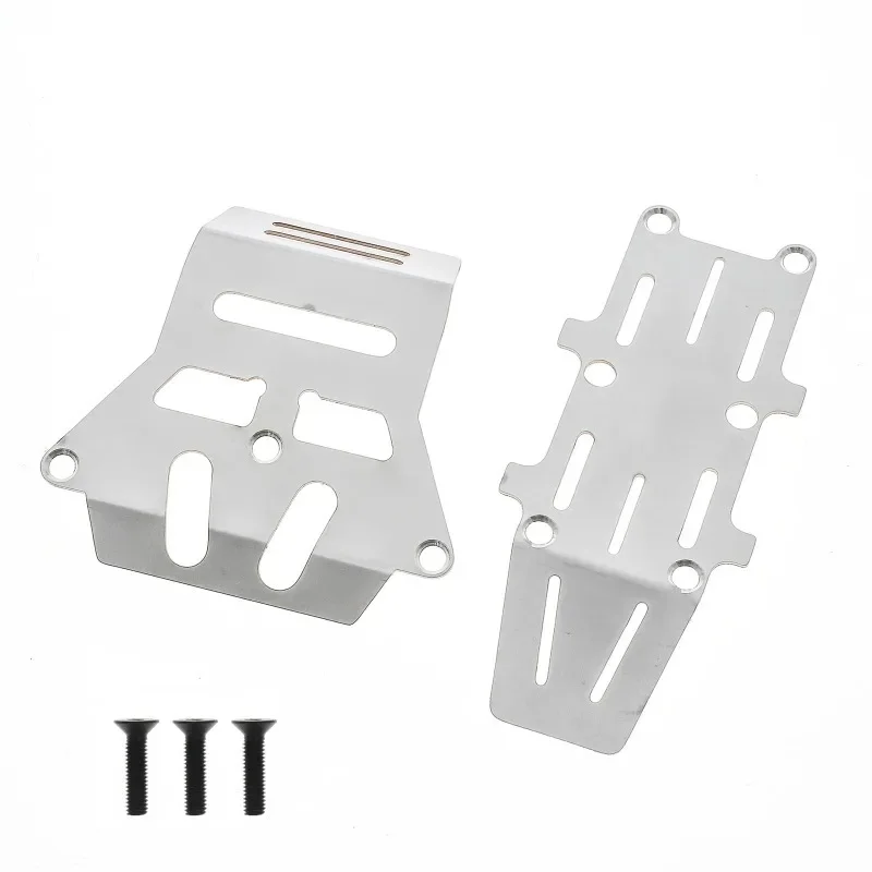 Metal Stainless Steel Chassis Armor Guard Protection Protector Skid Plate for Tamiya Hornet Evo RC Car Upgrade Parts