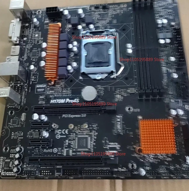 

Материнская плата ASRock H170M-Pro4s 1151 Pin M.2 Interface MATX поддерживает процессоры I5-6500, 7700, 6-го и 7-го поколений.