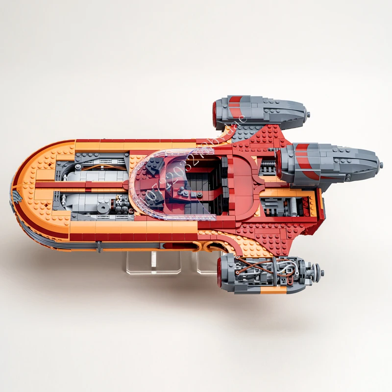 UCS Landspeeder Space War Military MOC SpaceShip Battle Model Custom Puzzles Architecture DIY Education Assembly Model Toy Gift