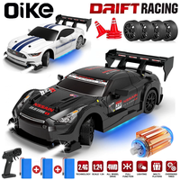 Oike 1:24 Remote Control Drift RC Car 4WD High Speed Racing Cars 2.4G Radio Controlled Vehicle Model Toy Gift for Kids Adults