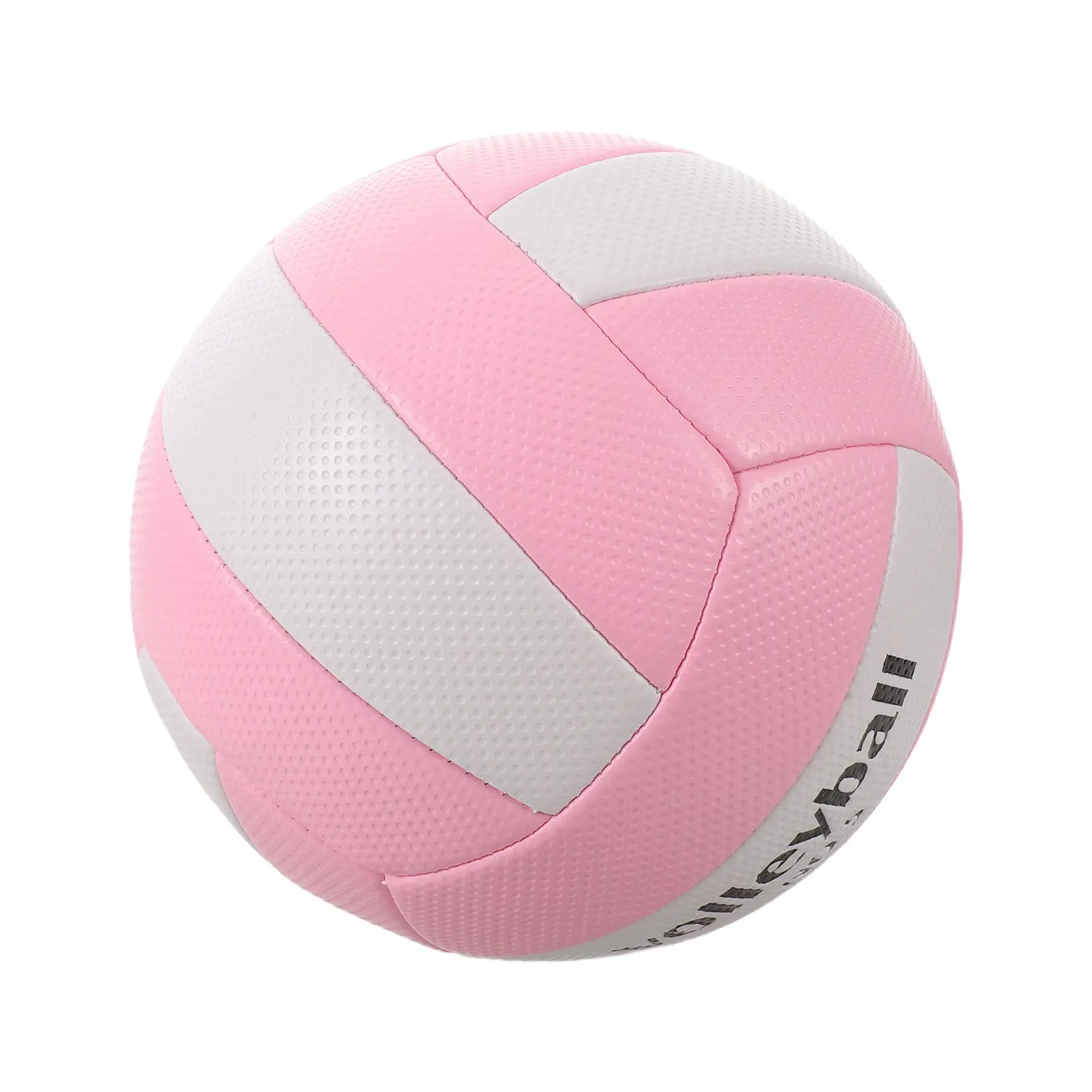 Official Size 5 Volleyball Nonslip PVC Soft Touch for Beach Indoor Outdoor Play Training Gym Pink Sand Volleyball