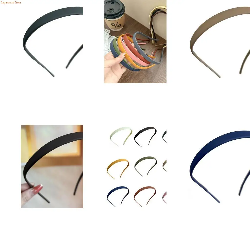 Q5WE Soft Plastic Headbands Eyeglasses Friendly Hair Band Comfortable Headdress