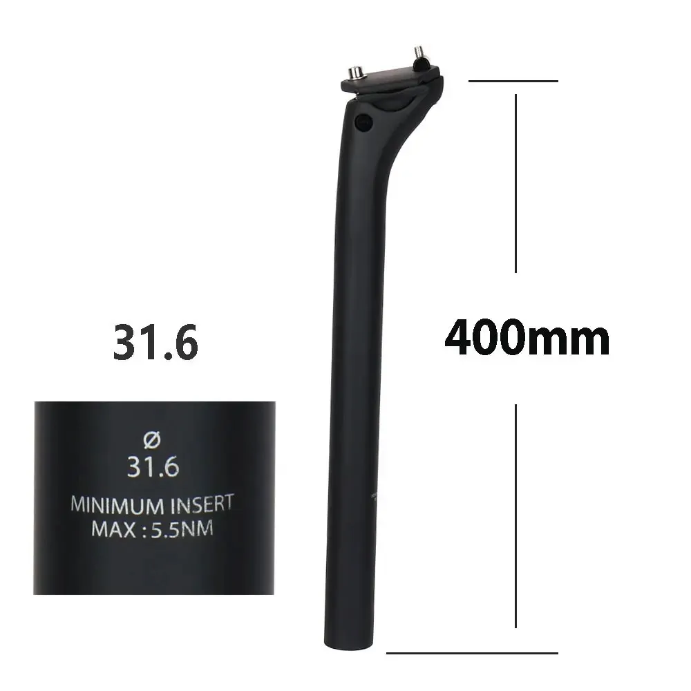 ELITAONE MTB Carbon Seat Post Offset 20mm 25.4 27.2 30.9 31.6mm Mountain/Road Bike Seatpost 350-450mm Light 150g image 3