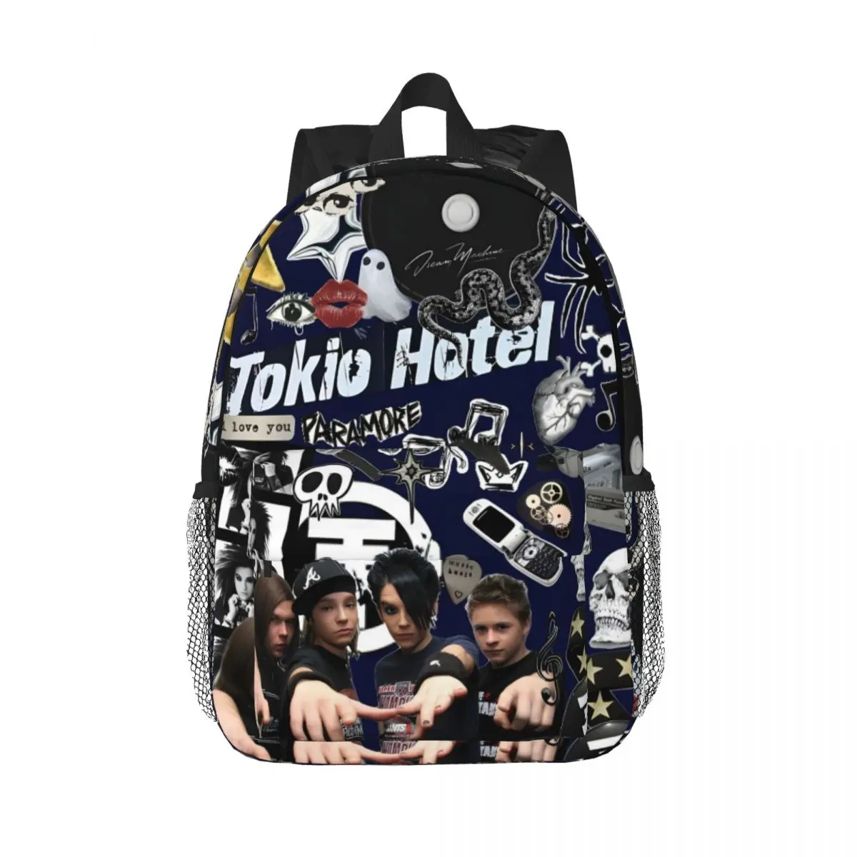 

Tokie Hotel For Girls Boys Large Capacity Student Backpack Lightweight waterproof Backpack 15in