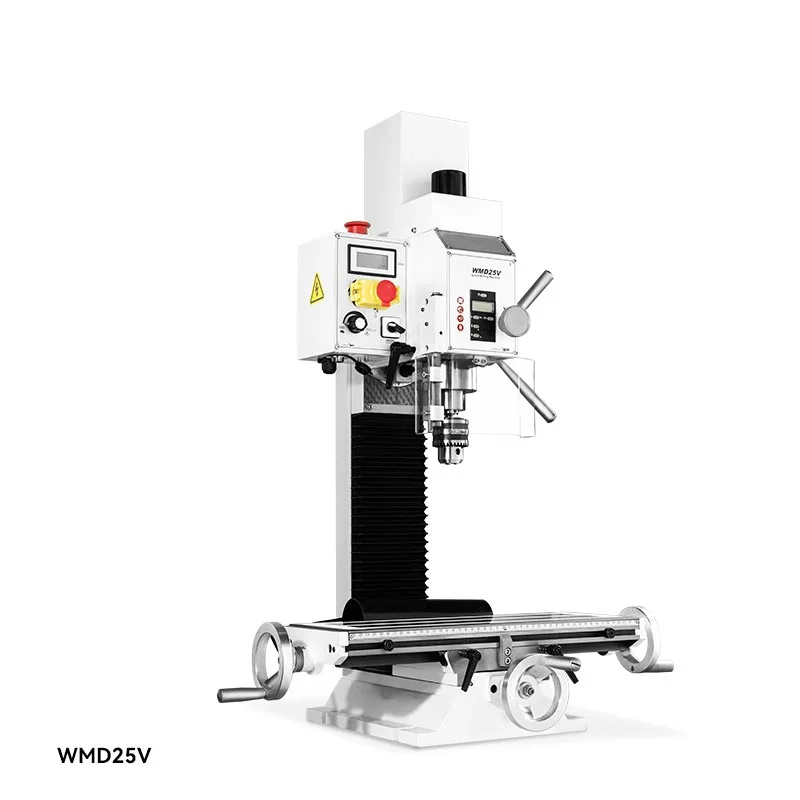 Small Multifunctional Vertical Drilling and Milling Machine Light Duty Micro Tool for 220v Horizontal Type