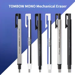 1 Pcs TOMBOW MONO Zero Eraser Mechanical Eraser Refillable Pen Shape Rubber Press Type Drawing Correction School Stationery