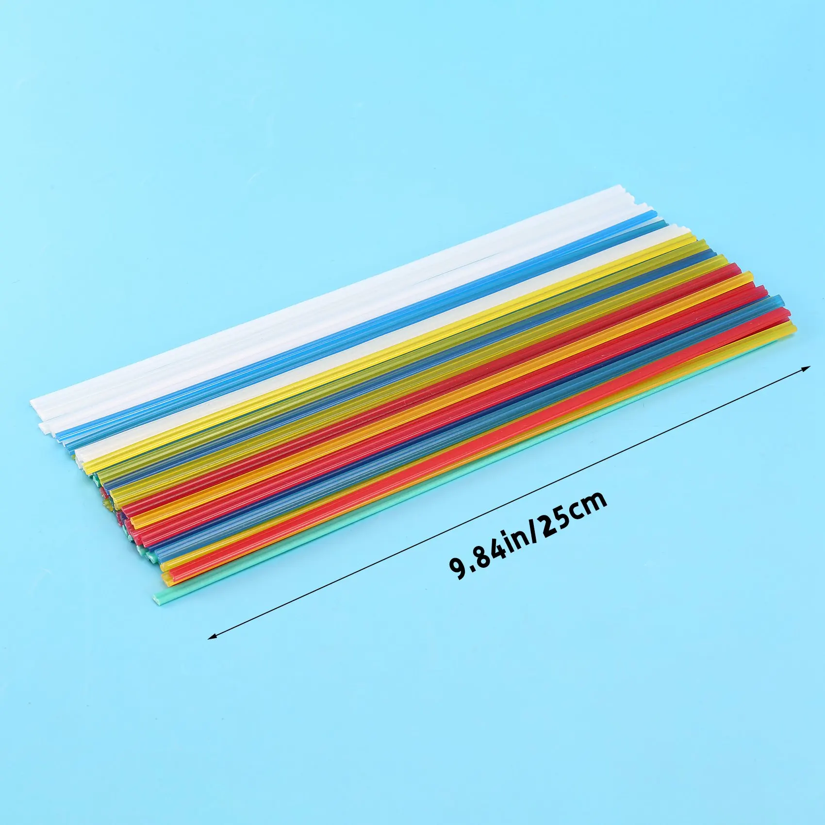 ABVC 50Pcs Welding Rods PPR PP PVC Plastic Car Bumper Repair Welder Sticks Kit Polypropylene Hand Tools Soldering Set