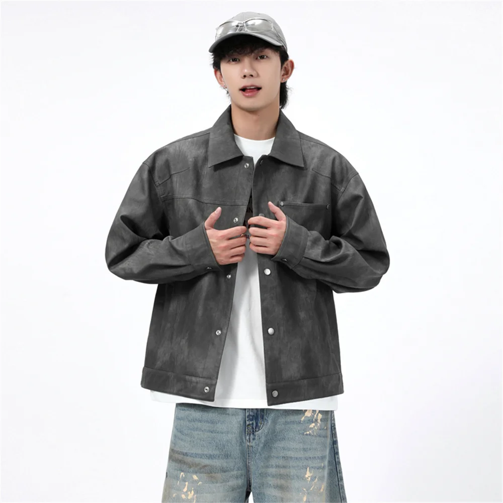 

High-quality men's autumn casual jacket, men's fashionable windproof jacket, comfortable coat for street and outdoor sports